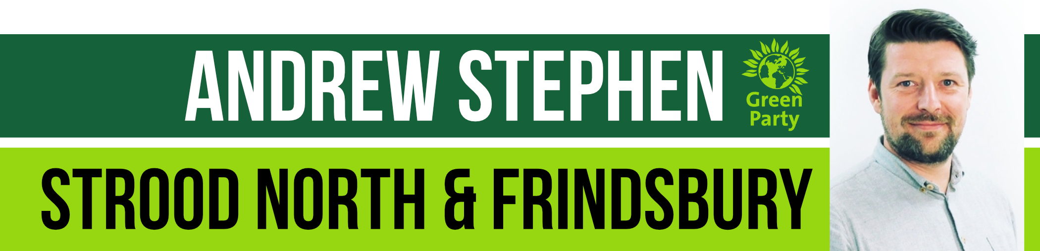 Andrew Stephen is the Green Party candidate for Strood North & Frindsbury Ward in May's Medway Council Elections