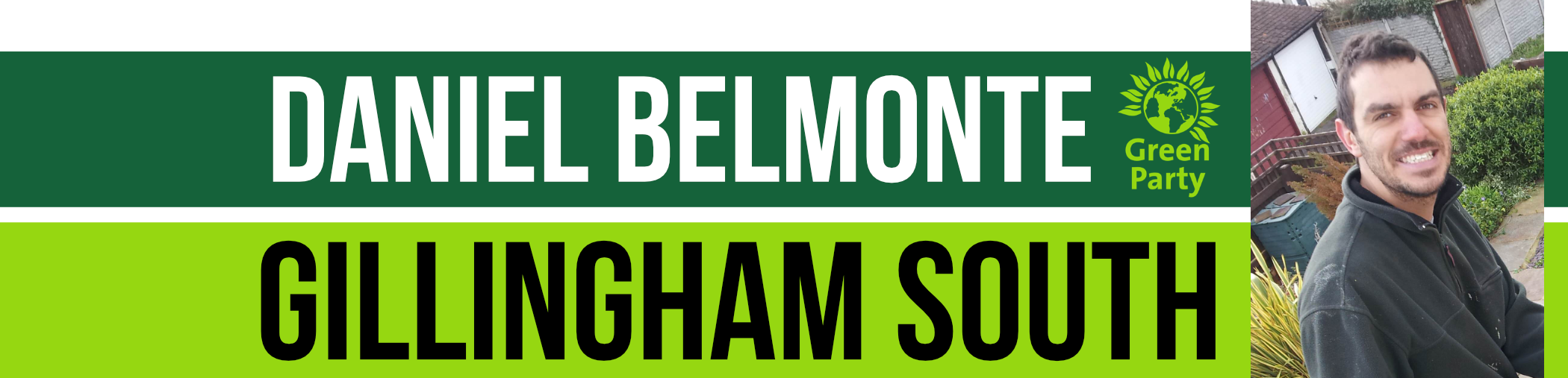 Daniel Belmonte is our Green Party candidate for Gillingham South in Medway Kent