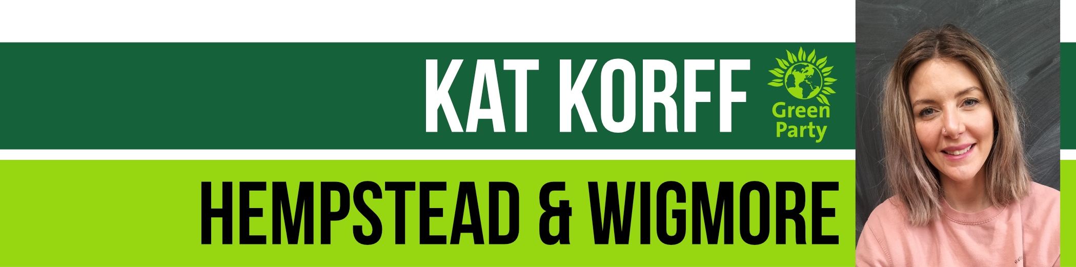 Kat Korff is our Green candidate for Hempstead and Wigmore in Medway's Local Elections 2023