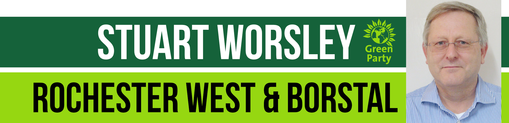 Stuart Worsley is our Green Party candidate in Rochester West & Borstal Ward in Medway's local elections 2023