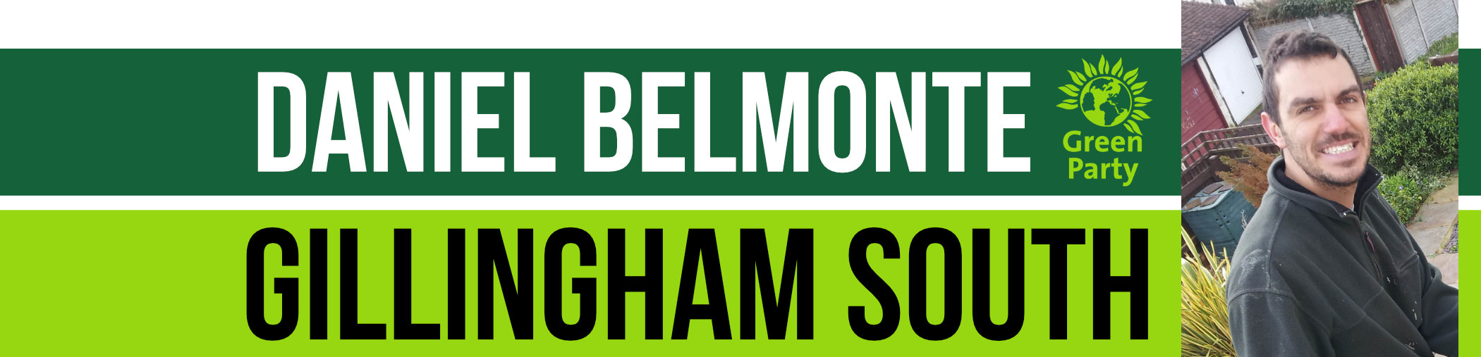 Daniel Belmonte is our Green Party candidate for Gillingham South in Medway Kent